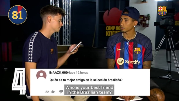 Raphinha’s 90 seconds challenge